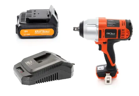 Zestaw Klucz udarowy 18V 450 Nm KD1765+ładowarka KD1761+bateria 20V 4Ah KD1760 X
