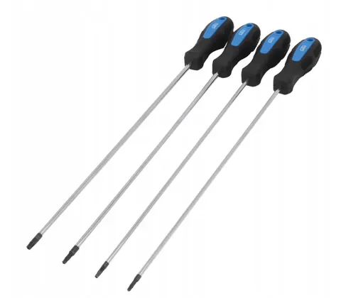 WKRĘTAKI ŚRUBOKRĘTY SUPER DŁUGIE TORX 4 SZTUKI SATRA S-4SST S-90286