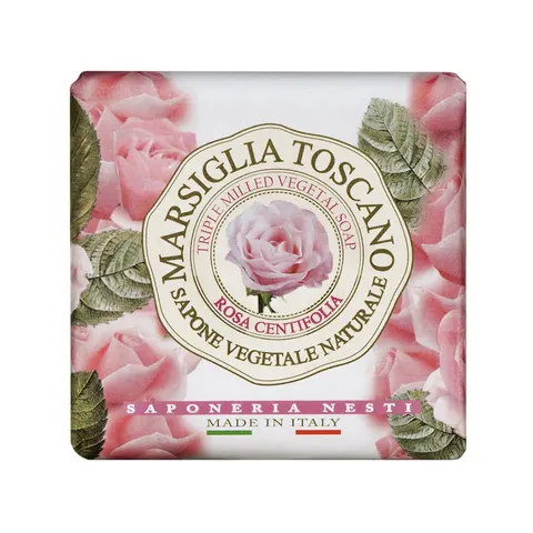 Marsiglia Toscano Rosa - mydło w kostce Róża Stulistna (200 g)