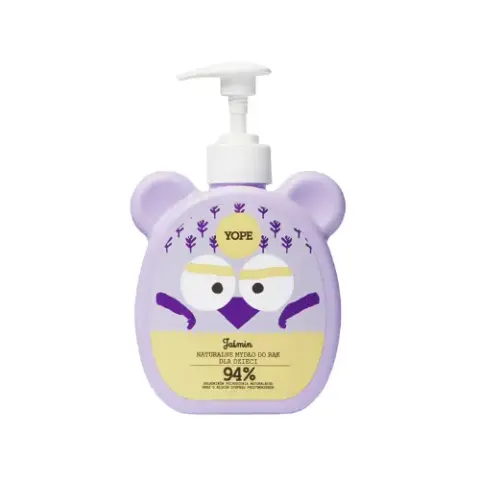 YOPE Naturalne Mydło do rąk dla dzieci - JAŚMIN 400ml