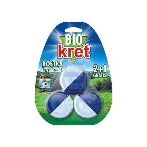 Kret - bio wc kostka do spłuczki 3x50 g