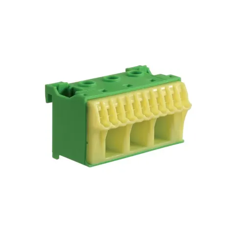 QuickConnect Blok samozacisków ochronny zielony 3x16mm2 +11x4mm2, szerokość 60mm; KN14E, HAGER