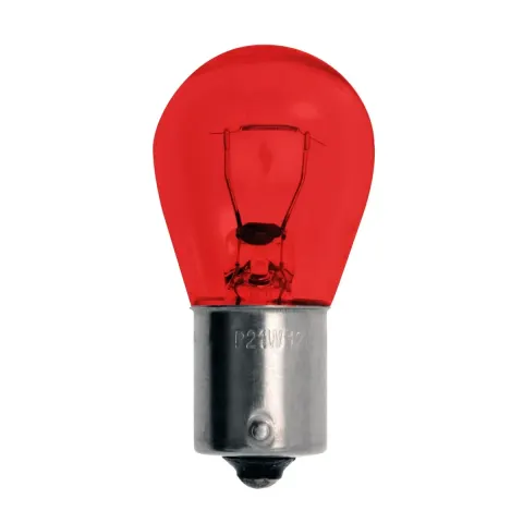 Żarówki samochodowe PR21W 12V 21W BAU15s czerwone Lucas – 10 szt.