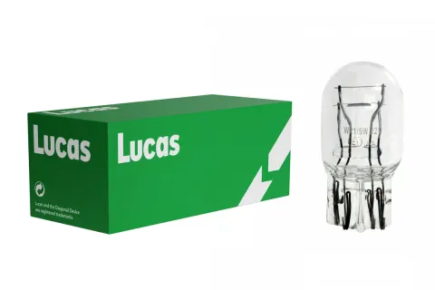 Żarówki samochodowe W21/5W 12V 21/5W W3x16q Lucas – 10 szt.