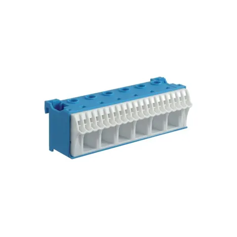 Blok samozacisków 63A QuickConnect neutralny niebieski 6x16+20x4mm2, szerokość 105mm; KN26N HAGER
