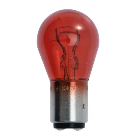 Żarówki samochodowe PR21/5W 12V 21/5W BAW15d czerwone Lucas – 10 szt.