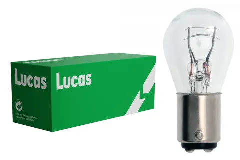 Żarówki samochodowe 12V 21/5W BA15d Lucas – 10 szt.