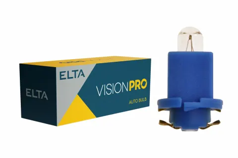 Żarówki samochodowe 12V 1,8W BAX jasnoniebieskie ELTA VisionPro – 10 szt.