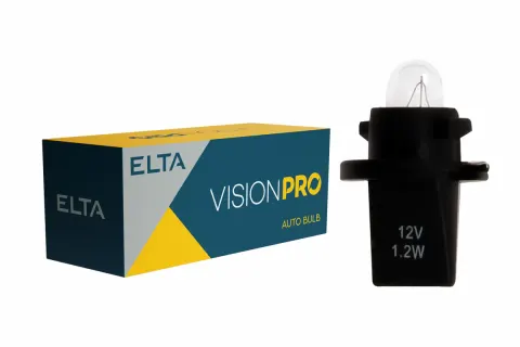 Żarówki zegarowe 12V 1,2W BX2d ELTA VisionPro – 10 szt.