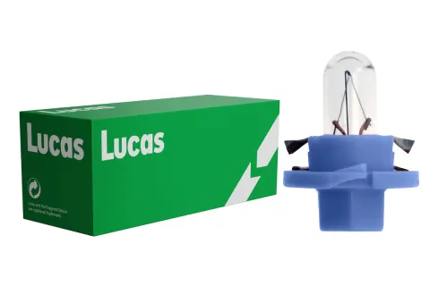 Żarówki zegarowe 12V 1,2W B8,4d Lucas – 10 szt.