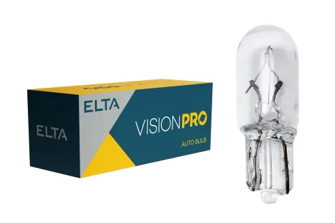 Żarówki samochodowe 12V 1,7W T6,5 ELTA VisionPro – 10 szt.
