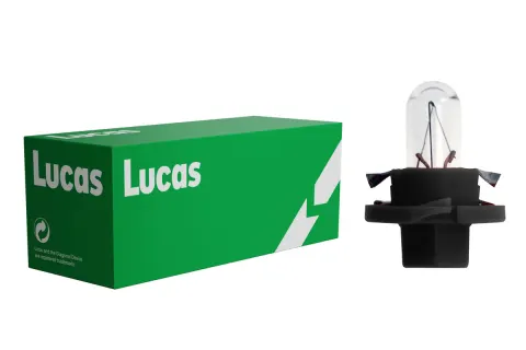 Żarówki zegarowe 12V 1,2W BX8,4d Lucas – 10 szt.
