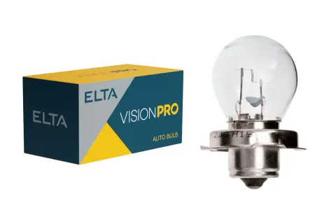 Żarówka samochodowa S3 12V 15W P26s ELTA VisionPro, nr kat. EB0298SB