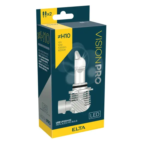 Żarówki samochodowe LED H10 12V 12W PY20d 1050 lm ELTA (≠H10, off-road) – komplet 2 szt.