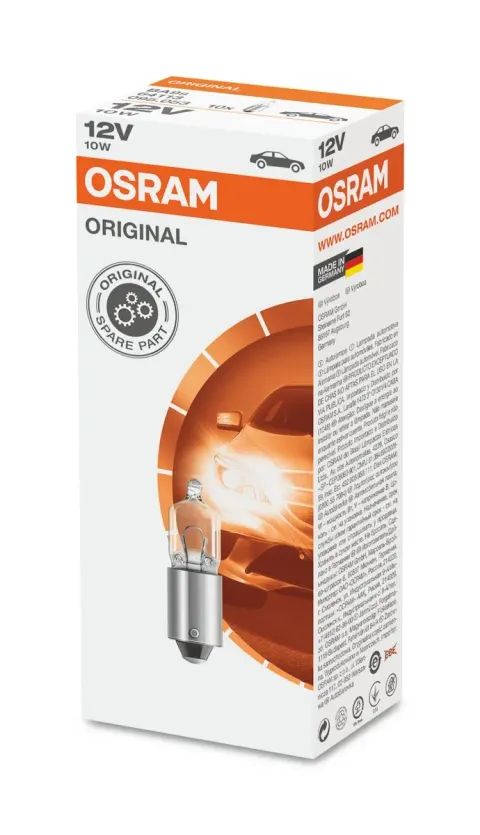 Żarówki samochodowe H10W 12V 10W BA9s OSRAM – 10 szt.