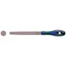 Pilnik warsztatowy płaski 150 mm, z ergonomicznym uchwytem, 16 × 4 mm, sekcja 2