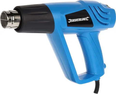 Pistolet na gorące powietrze z regulacją 2000 W Silverline