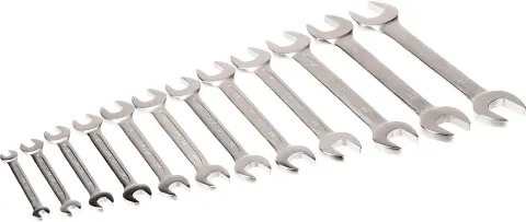 Zestaw kluczy płaskich otwartych 12 szt. 6 - 32 mm