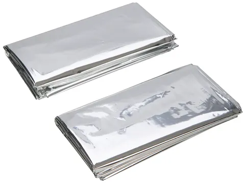Koc ratowniczy, 2 szt., 1 m × 2 m
