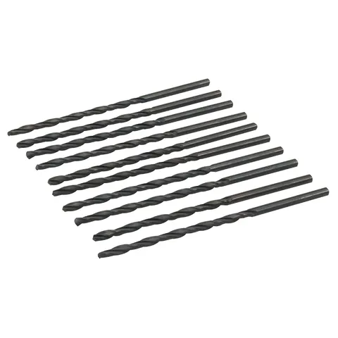 Wiertła do metalu HSS-R 4,5 × 126 mm — Silverline 10 szt.
