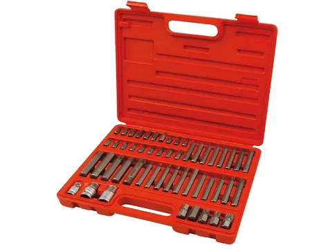 Końcówki IMBUS-TORX-XZN, 51 szt., do grzechotek 3/8", 1/2", S2