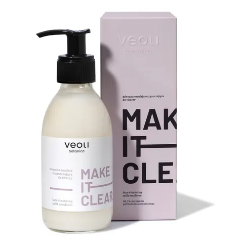 VEOLI BOTANICA MAKE IT CLEAR Mleczna emulsja oczyszczająca do twarzy 200 ml