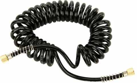 Wąż 3 m spiralny ze śrubunkiem 2 × G 1/8"