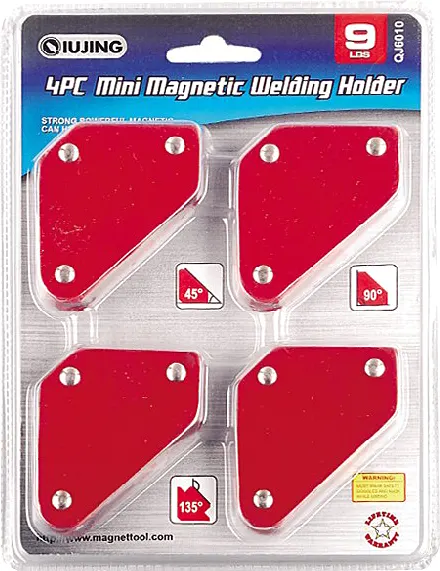 Zestaw kątowników magnetycznych 4 szt.