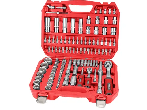 Zestaw 110 sztuk głowic nasadowych, 1/4", 1/2", EXTOL PREMIUM