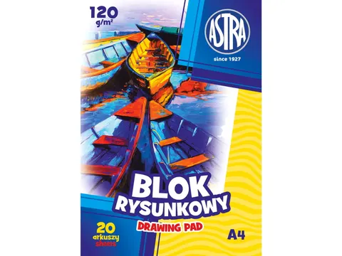 Blok Rysunkowy A4 120g Astra