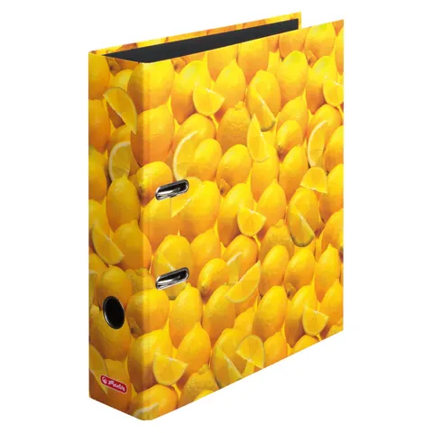 Segregator Herlitz A4 80mm Cytryny Max.File