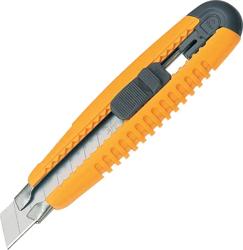 Nóż segmentowy 18mm KDS Japan G-11YE Safety G + 3 ostrza