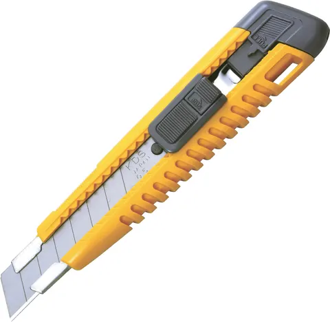 Nóż segmentowy 18mm KDS L-11YE Safety L +2 ostrza