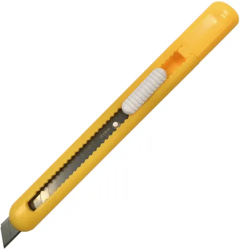 Nóż segmentowy 9mm KDS Japan S-21 Easy Slim Yellow + 1 ostrze