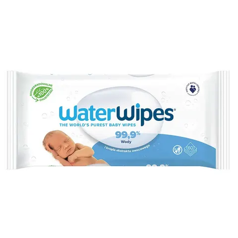 WATER WIPES CHUSTECZKI DLA NIEMOWLĄT 60SZT.