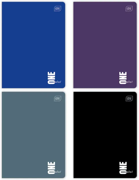 Zeszyt A5/96 # KRATA One Color Interdruk ZE96KF#ONE KOMPLET 10szt.