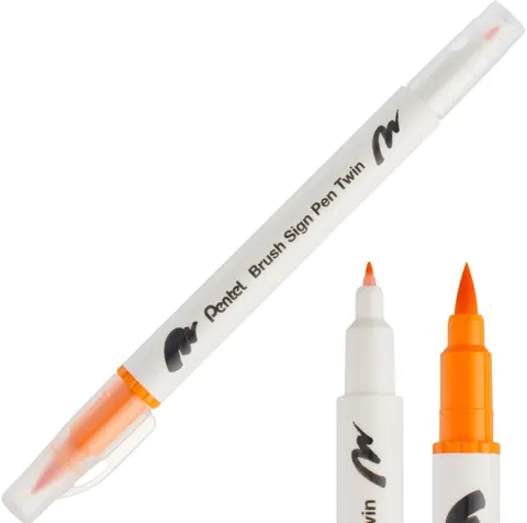 Pisak Brush Pentel Dwustronny Orcha SESW30C-T113