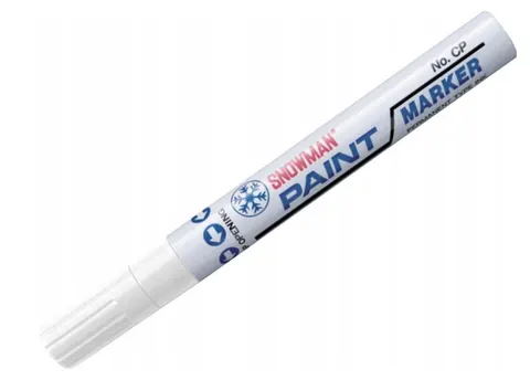 Marker Olejowy Snowman WP-12 Biały 1,5-3mm