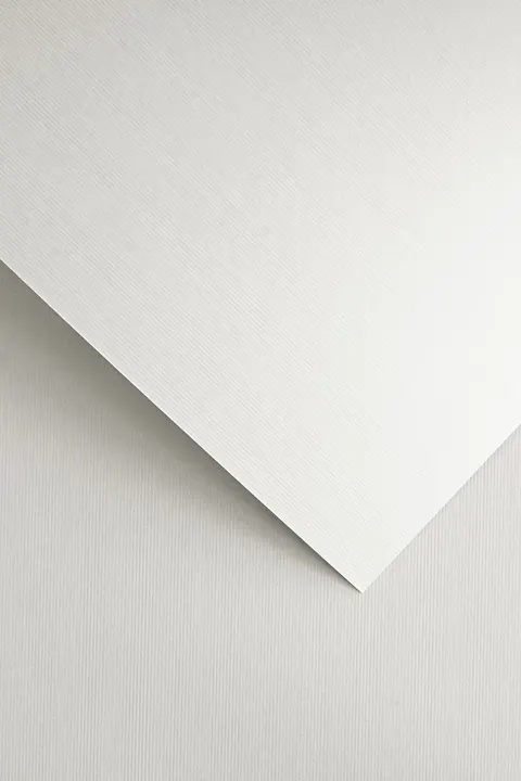 Papier Ozdobny Prążki Biały 20 Arkuszy 230g 203701 Galeria Papieru