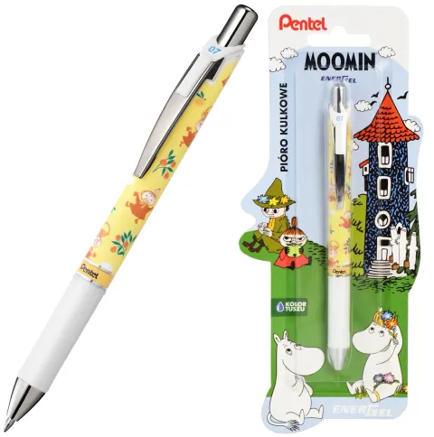 Pióro Kulkowe Pentel Energel Muminki Mała Mi 0,7 mm Niebieski