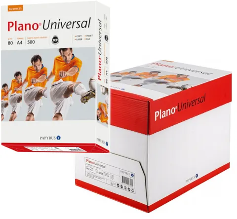 Papier Biurowy Biały Ksero A4 Plano Universal 80g 5 Ryz Karton Klasa C