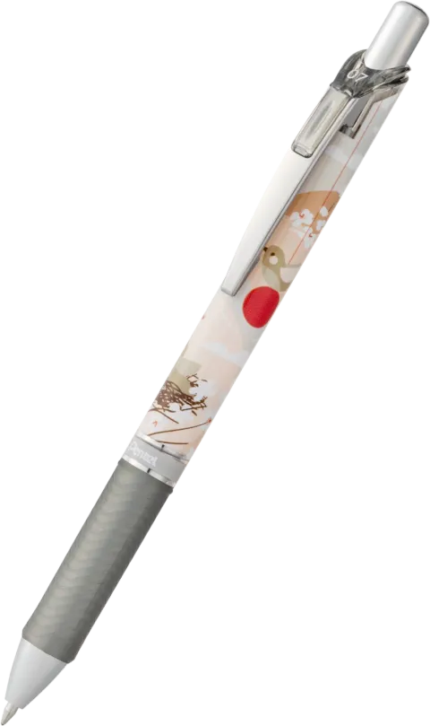 Pióro Kulkowe Pentel Energel 0,7mm Nature Birds Light Niebieski Tusz