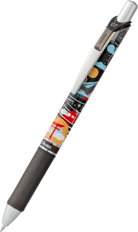 Pióro Kulkowe Pentel Energel 0,7mm Nature Wind Dark Niebieski Tusz