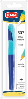 Pióro Wieczne Rubber Grip TO-507 Toma Niebieski Grubość Linii 0,5mm