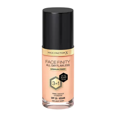 MAX FACTOR Podkład FACEFINITY All Day Flawless 3in1 nr C40 Light Ivory 30ml