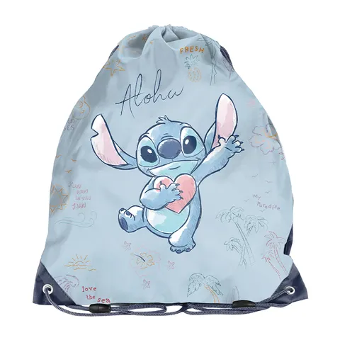 Worek Na Buty Ubranie Sportowe Stitch Paso Niebieski Praktyczny 45×34 cm