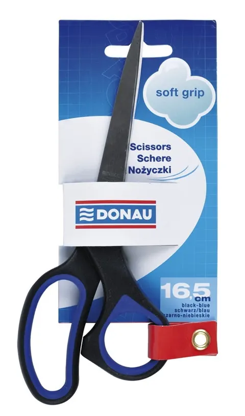 Nożyczki Biurowe Donau Soft Grip 16,5cm