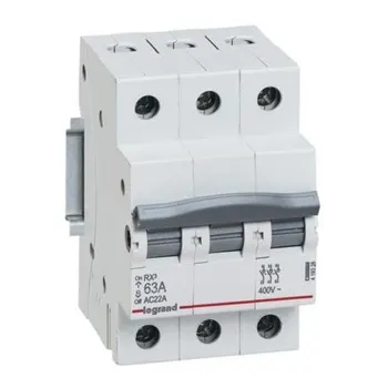 Rozłącznik izolacyjny modułowy 63A 3P 400VAC RX3; 419328 LEGRAND