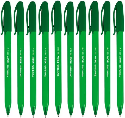 Długopis Paper-Mate Inkjoy 100 Zielony 10 sztuk