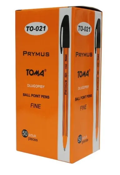 Długopis Toma Prymus 021 Czarny 50 sztuk